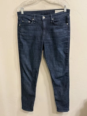 Rag & Bone Women’s Measured 32 X 26 Cate Mid-Rise Ankle Skinny Denim Jeans (flaw - Image 1 of 4