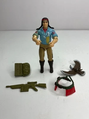 VINTAGE HASBRO 1984 G.I JOE COBRA ACTION FIGURE SPIRIT & FREEDOM 100% COMPLETE - Image 1 of 4