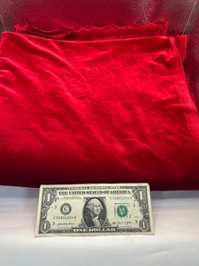 60" x 108" Rot Samt Stoff Baumwolle Nähen Quilten BTY - Bild 1 von 3