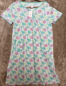 Lati Fashion Women’s Short sleeve Floral Nightgown Size Large New With Tags - Picture 1 of 6