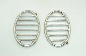 VW Käfer beetle bug orig. 2x Hupengitter Ziergitter vgl. 113853641A horn grille - Picture 1 of 2