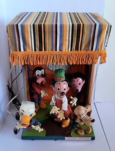 Pelham Puppets Wonky Disney Mickey Donald Marionette Animated Puppet Show RARE