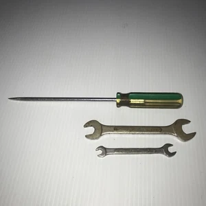 Kincrome Flat Head Screwdriver & 2x Double Open Ended Spanners - Picture 1 of 10