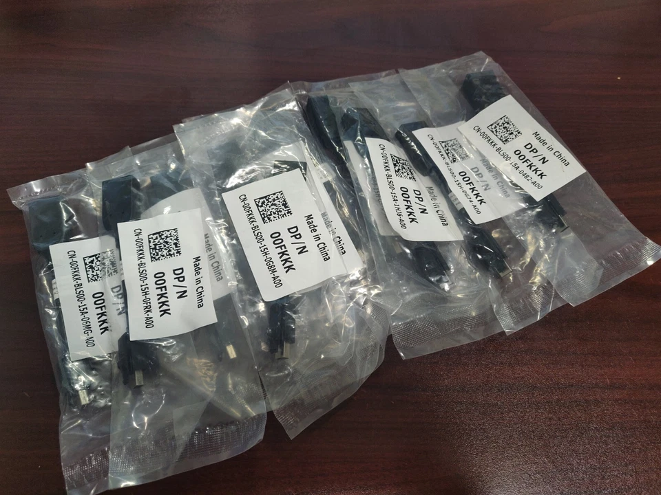 11pc New Dell Mini DisplayPort Male To DisplayPort Female Adapter DP/N: 00FKKK - Image 1 of 1