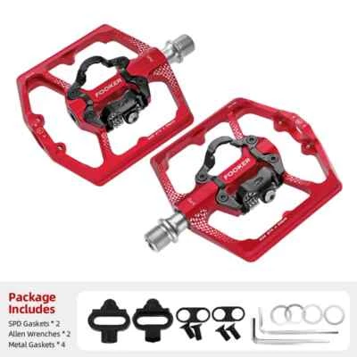 Self-locking Pedal Ultralight Anti-slip MTB Road SPD Bike Pedal Bicycle Parts - Image 1 of 4