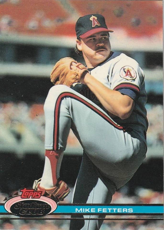 FREE SHIPPING-MINT-1991 Topps Stadium Club Mike Fetters #228 ANGELS +BONUS CARDS - Image 1 of 1