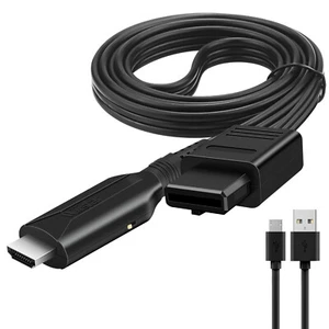 N64 To HDMI Converter Plug & Play HD Link Cable For N64/GameCube/SNES 1080P HD - Picture 1 of 12
