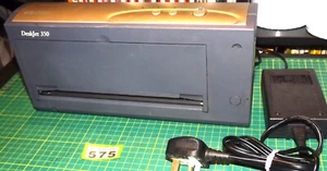 vintage HP Deskjet 350 mono Inkjet Portable Printer PARALLEL MSDOS Windows 95 98 - Picture 1 of 5