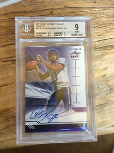 Colin Kaepernick 2011 Leaf Ultimate Draft Purple Rookie Autograph 3/5 BGS 9/10 - Bild 1 von 2
