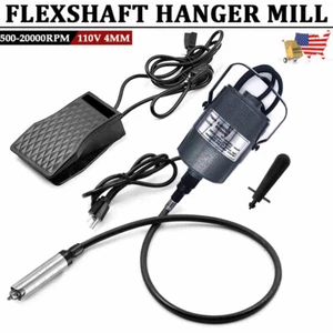 Hängende Flexwellenfräse Motor Juweliere Kit Schleifen rotierendes Design Werkzeug 4 mm 110 V - Bild 1 von 9