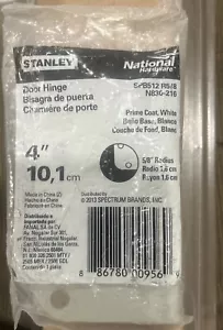 National Hardware 4 pulgadas Bisagra de puerta L 1 paquete n830-216 - Imagen 1 de 3