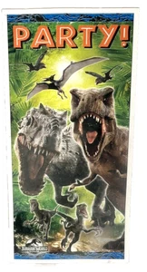 Jurassic World Park Party Door Poster 2.25'  X 5' Feet Plastic Universal Studio - Picture 1 of 12