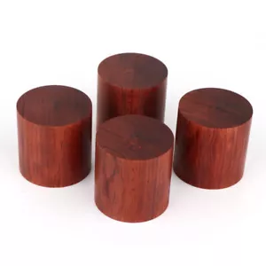 4 Stück Palisander HiFi Audio Lautsprecher Box Gehäuse Stoßdämpfer Füße Pads 45*45 mm - Bild 1 von 12
