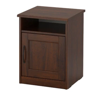 IKEA SONGESAND Nightstand, brown, 16 1/2x15 3/4 " - Picture 1 of 6