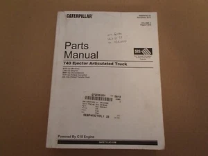 Caterpillar 740 Ejector Articulated Truck Parts Manual , B1R1 - up , SEBP4192-33 - Picture 1 of 8