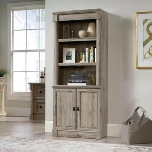 SAUDER Bookcases+Bookshelves 71.85"H 5-Adjustable Shelves Vertical in Split Oak - Picture 1 of 10