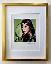 ANDY WARHOL | CHRIS EVERT SIGNED VINTAGE PRINT IN 11X14 MAT | FRAME READY