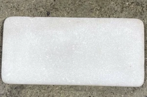 Tile Snow Sparkle White Natural Stone About 3x6 SAMPLE PIECE TS-89 - Picture 1 of 9
