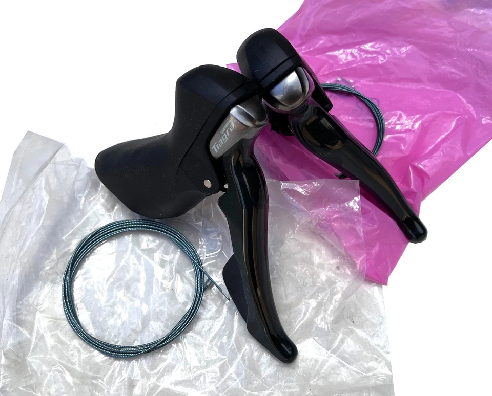 SHIMANO TIAGRA 4700 2x10 Speed STI Dual Control Shifter Brake Lever Road Bike - Image 1 of 2