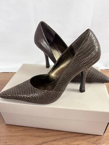 Women’s Lizard Embossed Pumps Bronze BCBG Generation 6M New Never Worn - Picture 1 of 12