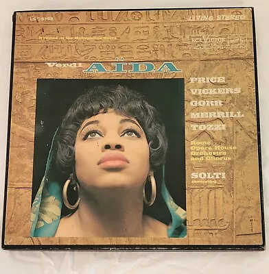 Verdi AIDA Vinyl LP Box Set Three Records RCA Victor Red Seal LSC-6158 Opera - Image 1 of 4
