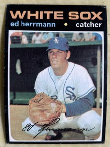 1971 Topps Ed Hermann Baseball Card #169 White Sox Catcher Low-Grade O/C