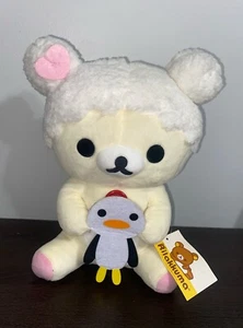 Neu mit Etikett großer Rilakkuma San-X Kawaii beige Pinguin Plüsch 12 Zoll - Bild 1 von 5