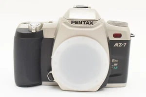 Pentax MZ-7 Body 35mm SLR Film Camera Silver Made In Japan Tested Exc 2346709 - Picture 1 of 12