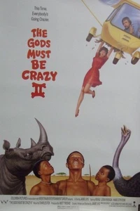 The Gods Must Be Crazy II Original 1989 Single Sided 27"x40" Movie Poster - Picture 1 of 1