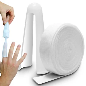 RE-GEN Tubular Gauze Finger Toe Digit Bandage Dressing + Applicator 10m x 2.5cm - Picture 1 of 1