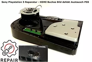 Sony Playstation 5 Reparatur - HDMI Buchse Stecker Bild defekt Austausch PS5 - Bild 1 von 7