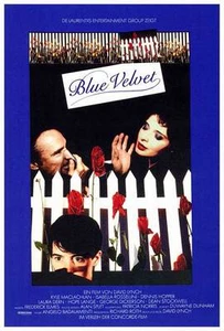 BLUE VELVET Filmposter 27x40 Kyle MacLachlan Isabella Rossellini Dennis Hopper - Bild 1 von 1