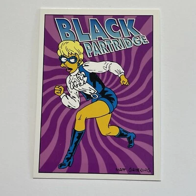 1994 Skybox The Simpsons Series II Radioactive Man Black Partridge Card #R5 - Image 1 of 2