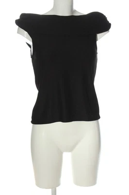 MANGO Top de punto Mujeres Top Talla EU 38 negro look casual - Imagen 1 de 4