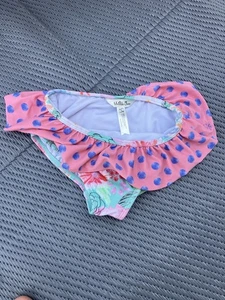 Matilda Jane swimsuit Girls Size 6 Bottom Flowers Polka Dot Ruffle - Picture 1 of 3