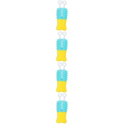 4 Pack Dog Toothbrush Chew Toy Pet Toy Small Crouches - Image 1 of 4