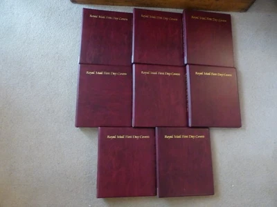 8 x Royal Mail FDC albums - excellent condition - rf969 - image 1 of 4