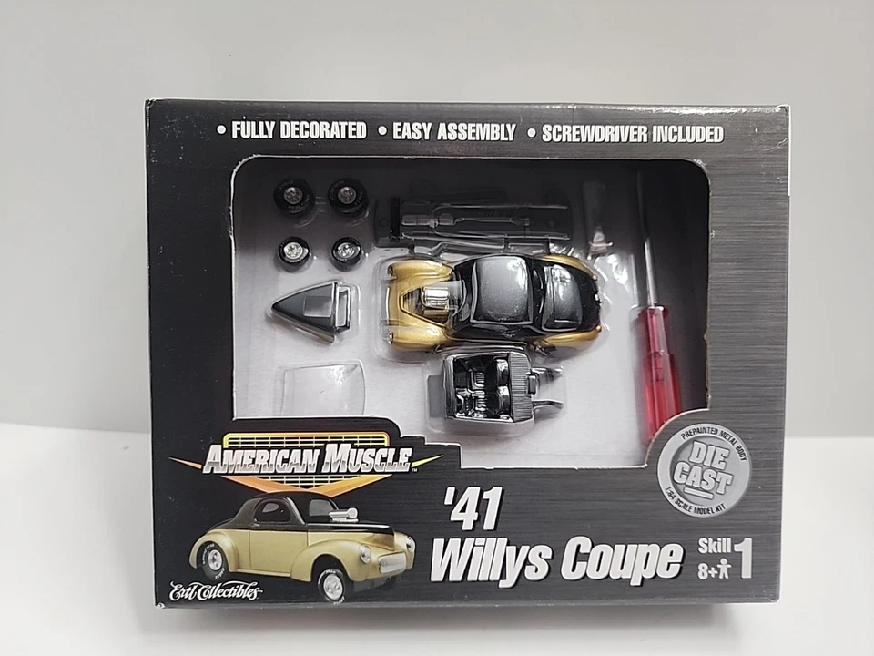 Ertl Collectibles 1941 Willys Coupe 1/64 Diecast Model Kit