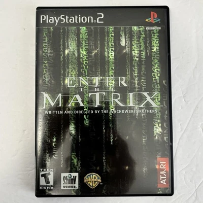 Enter The Matrix PS2 PlayStation 2 Complete CIB Black Label No Scratches on Disc - Image 1 of 4