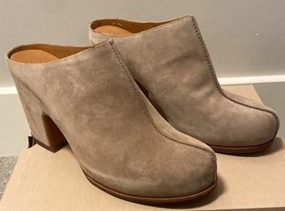 NIB Sundance Catalog Kork-Ease “Sagano Mules” in Taupe Suede Size 11 $185 - Image 1 of 4