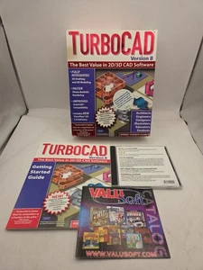 TurboCAD Designer 2D/3D version 8 Home Design Software - Complete NICE - Picture 1 of 11