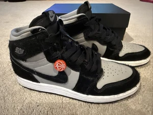 Jordan 1 Retro High OG Twist 2.0 Air Jordan Größe 3Y Top Zustand Schwarz Grau - Bild 1 von 9