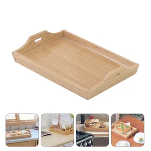 Bread Tray Dinner Plate Minature Serving Trays Child Mini for Dolls - Picture 1 of 12