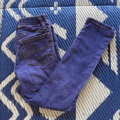Polo Ralph Lauren Girl’s Size 6 Sullivan Slim Purple Denim Straight Leg Jeans - Image 1 of 4
