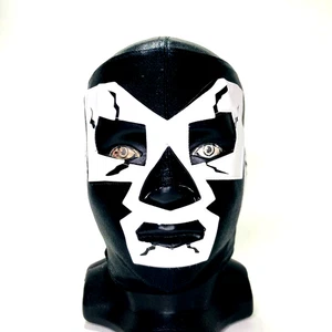 Wagner Wrestling Lucha Libre Semi Professional Mask NWO Luchador Mascara Black - Bild 1 von 4