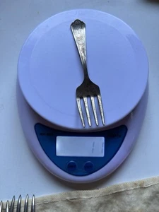 Vintage Monogrammed Sterling Silver Baby’s Feeding Fork…VERY NICE - Picture 1 of 4