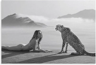 David Yarrow Black & White Photography Poster Famous Art Print 24x36 - Image 1 of 2