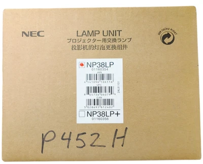 Genuine Original OEM NEC NP38LP Replacement Projector Lamp Unit NP-452H 452W New - Image 1 of 4