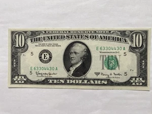 1963 A Ten Dollar Bill Beautiful Uncirculated - Picture 1 of 8