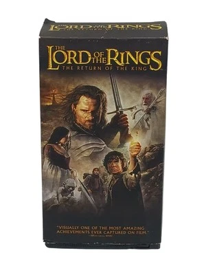 Lord of the Rings The Return Of The King VHS 2 Tape Set 2003 Elijah Wood Amazing - Image 1 of 4